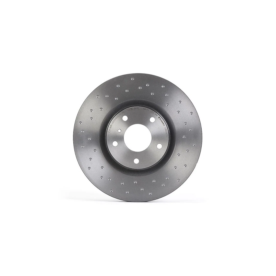 09B2661XC02 – BREMBO Brake Rotor, Vented Cross Drilled One Piece Design Wheel Bolt Pattern 5 x 114.3 Millimeter 320 M...